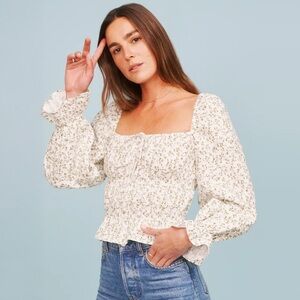 Reformation - Pimento Linen Top - Floral